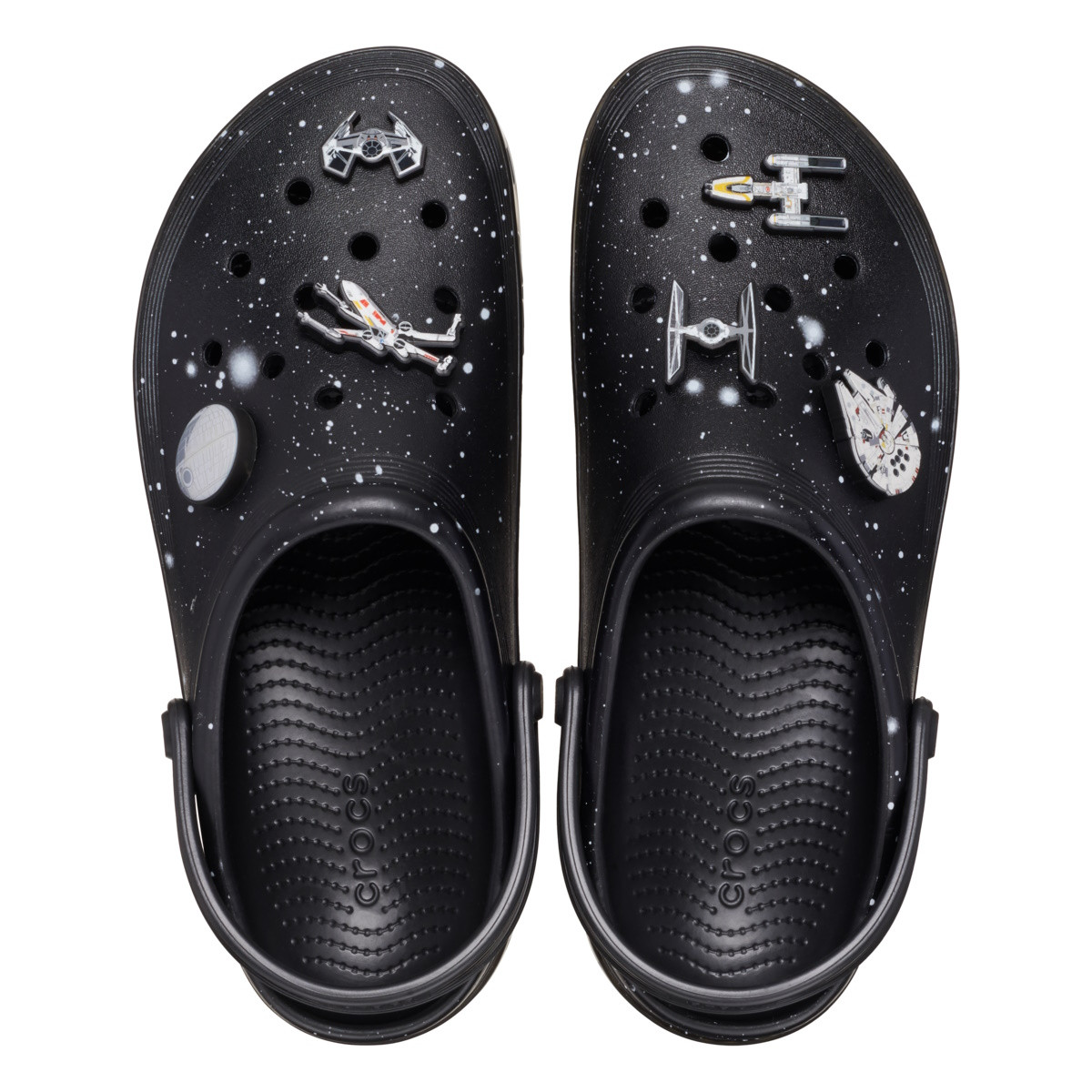 Saboti Crocs Star Wars Off Court Clog Negru - Black - imagine 8
